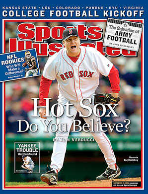 Curt Schilling may be remembered best for his role in helping the Red Sox win the World Series in 2004, their first title in 86 years. (Rob Tringali/SportsChrome)